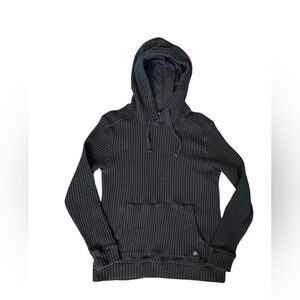 Alpine Design Men’s Waffle Knit Black Hoodie size Medium